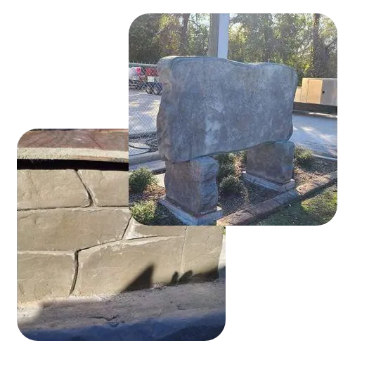 Stone Yard Decor - Fire Pits Fireplace Walls Commercial Signage